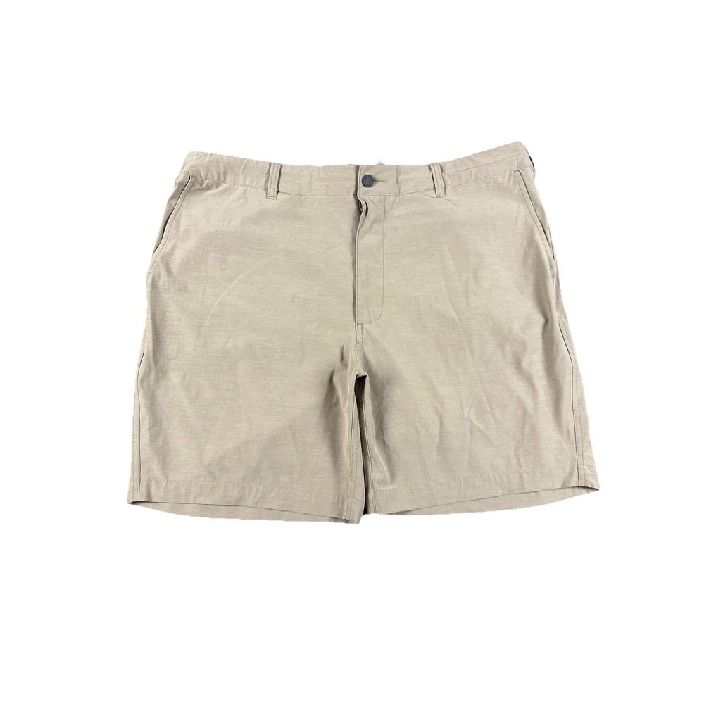 Faherty Shorts Mens 42 Beige All Day Lightweight Stretch Casual Drawstring
